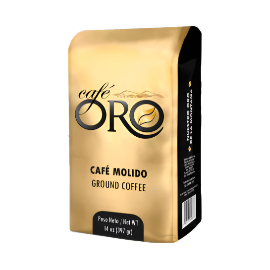 Café Oro Molido, 14 oz / 10 unidades