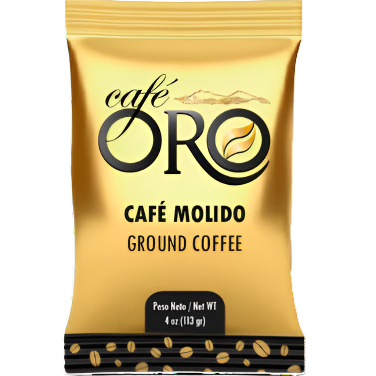 Café Oro Ground Coffee, 4 oz, Regular, 20 units